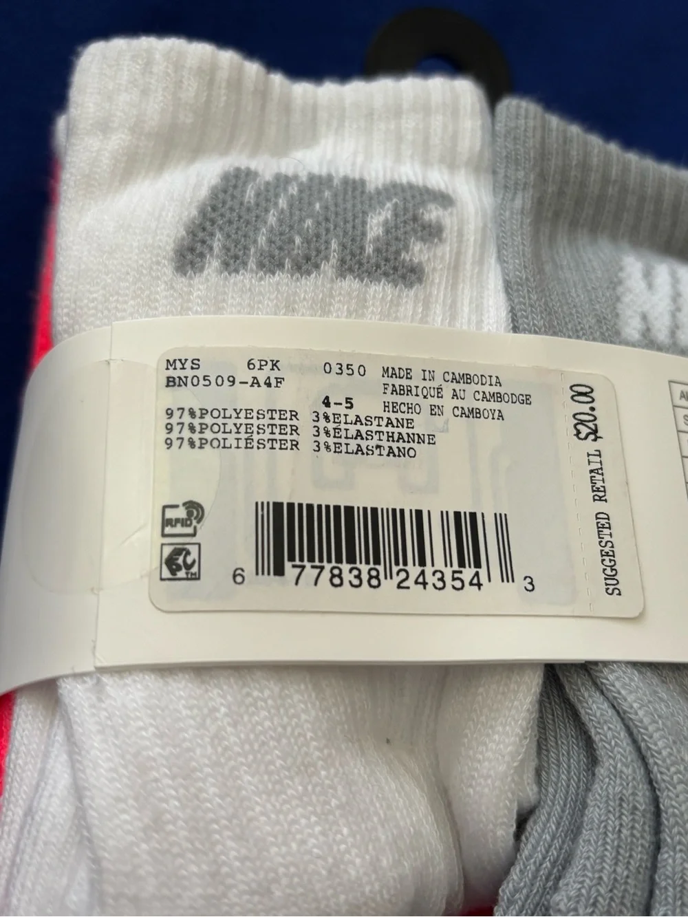 Nike Cushioned Kids Girls Socks